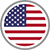 usa flag round circle icon50
