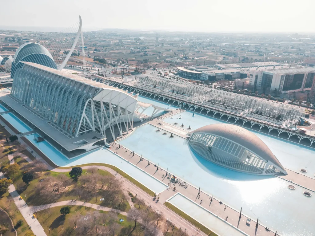 Ciudad de las Artes y las Ciencias en Valencia