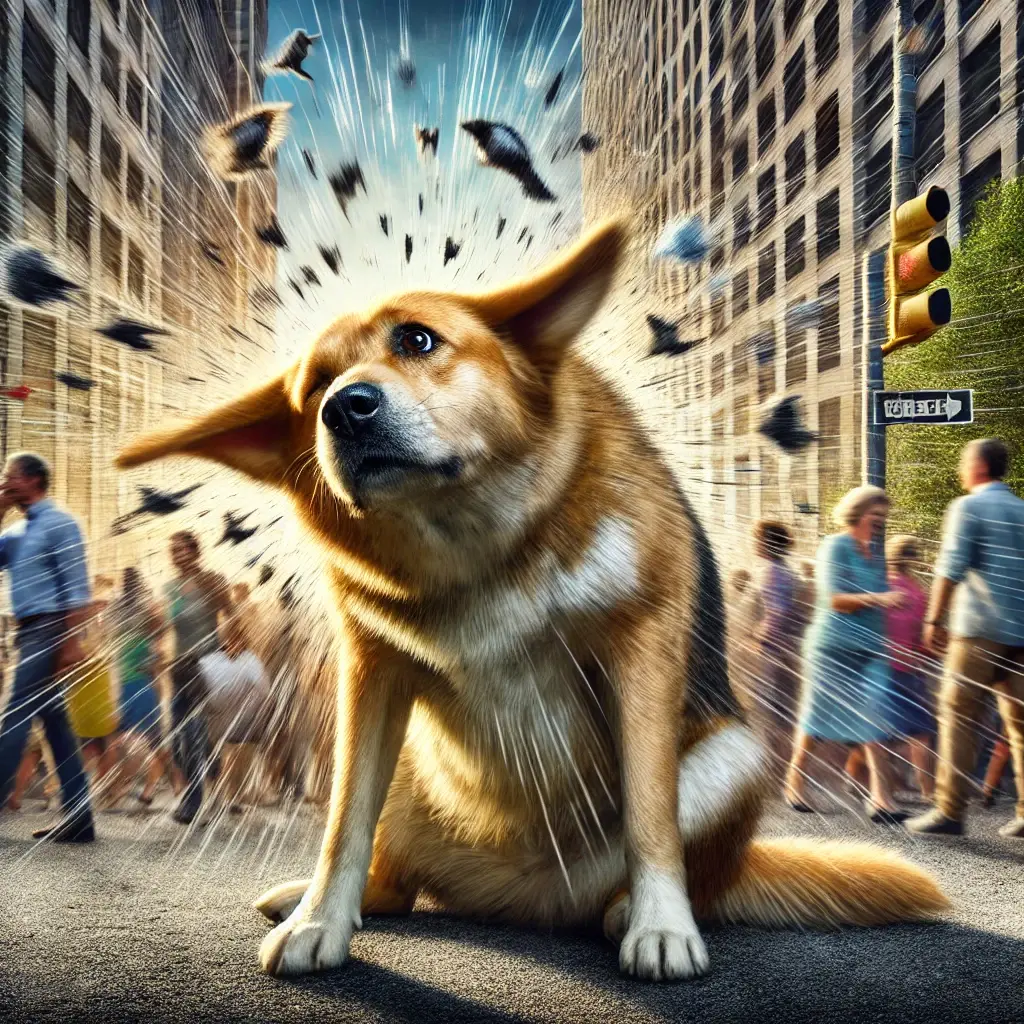 Schütteln bei Hunden 