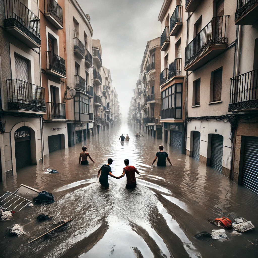 Überschwemmung in Valencia